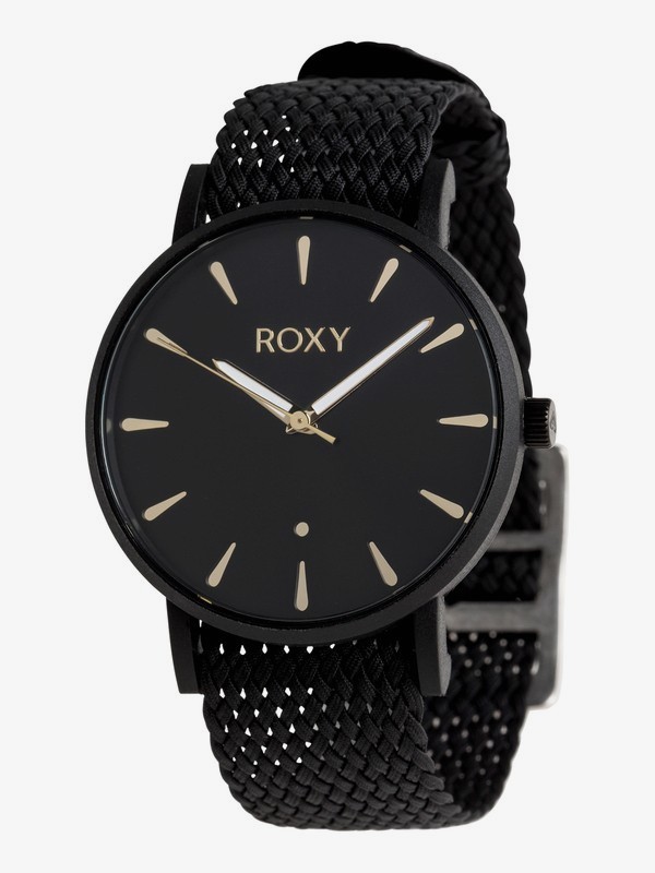 roxy, Maya Pack - Analogue Watch for Women, BLACK/ YELLOW GOLD/ BLACK (xkyk) 0 Maya Pack - Analogue Watch for Women Multicolor ERJWA03025 Roxy