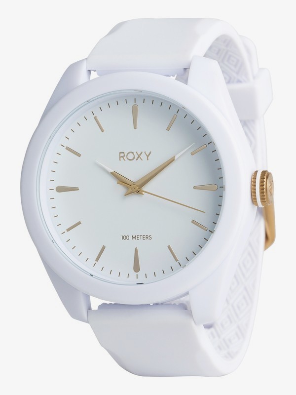 roxy, Messenger Pack - Analogue Watch for Women, WHITE/ YELLOW GOLD/ WHITE (xwyw) 0 Messenger Pack - Analogue Watch for Women White ERJWA03026 Roxy