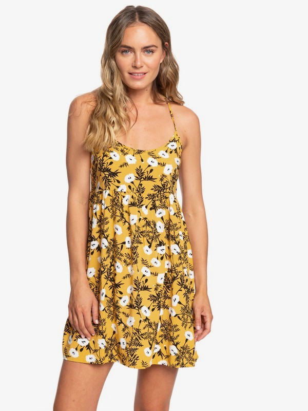 roxy yellow dress