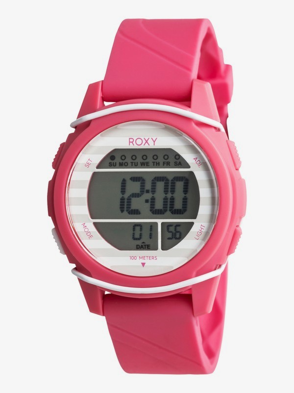 roxy, Kaili - Digital Watch for Women, PINK/WHITE/PINK (xmwm) 0 Kaili - Digital Watch for Women Pink ERJWD03236 Roxy