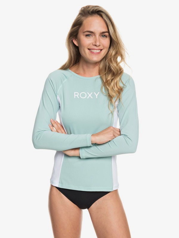 roxy, On My Board - Licra de Manga Larga con Protección Solar UPF 50 para Mujer, AQUIFER (bgw0) 0 On My Board - Licra de Manga Larga con Protección Solar UPF 50 para Mujer Azul ERJWR03252 Roxy