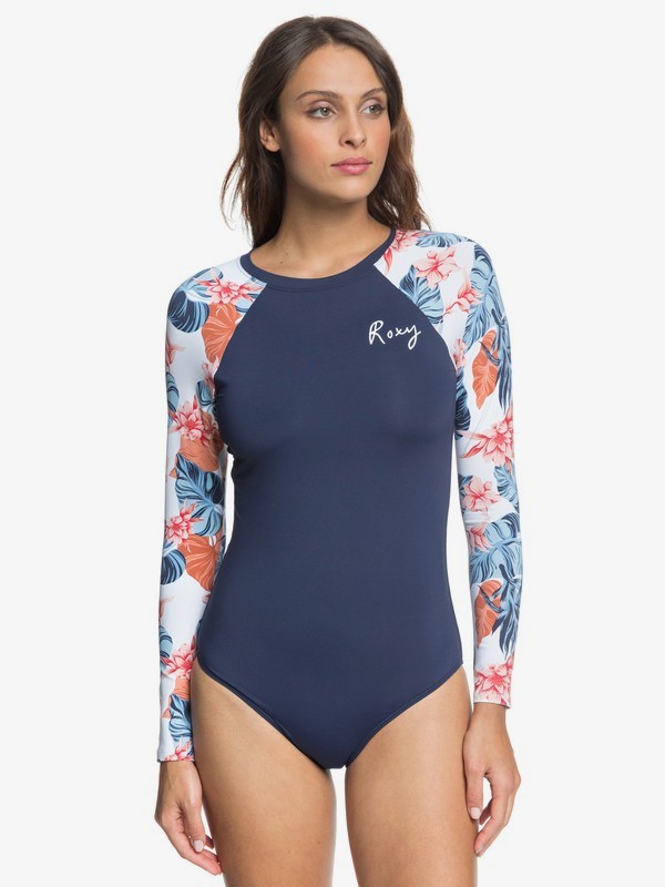 Roxy Long Sleeve One Piece Swimsuit Roxy