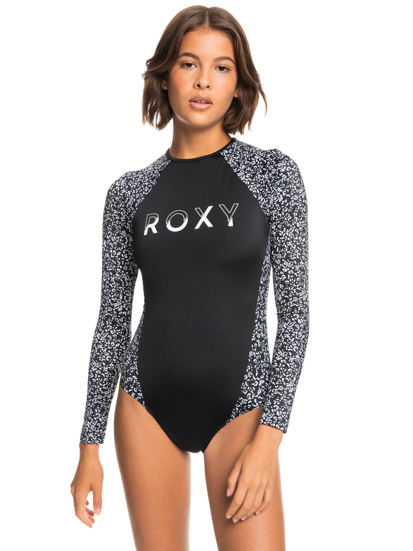 Womens ROXY Active Long Sleeve UPF 50 One-Piece Swimsuit | Roxy