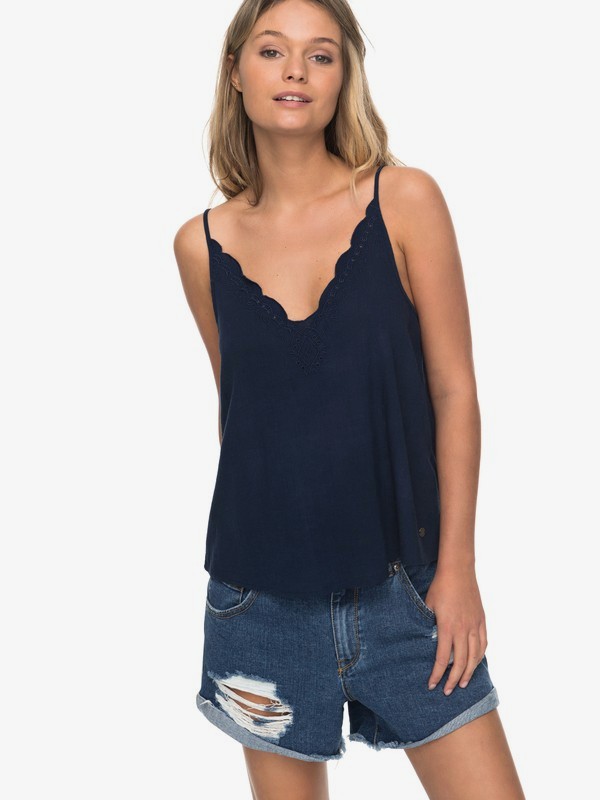 roxy, Beach Dreamers Strappy Top, DRESS BLUES (btk0) 0 Beach Dreamers Strappy Top ERJWT03180 Roxy