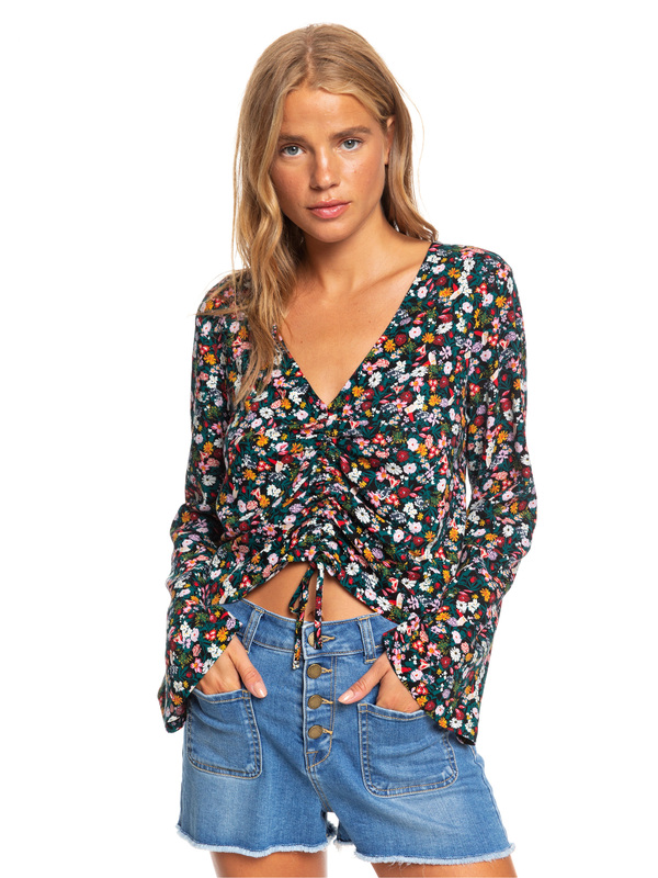 Endless Day Long Sleeve Cropped Shirt | Roxy