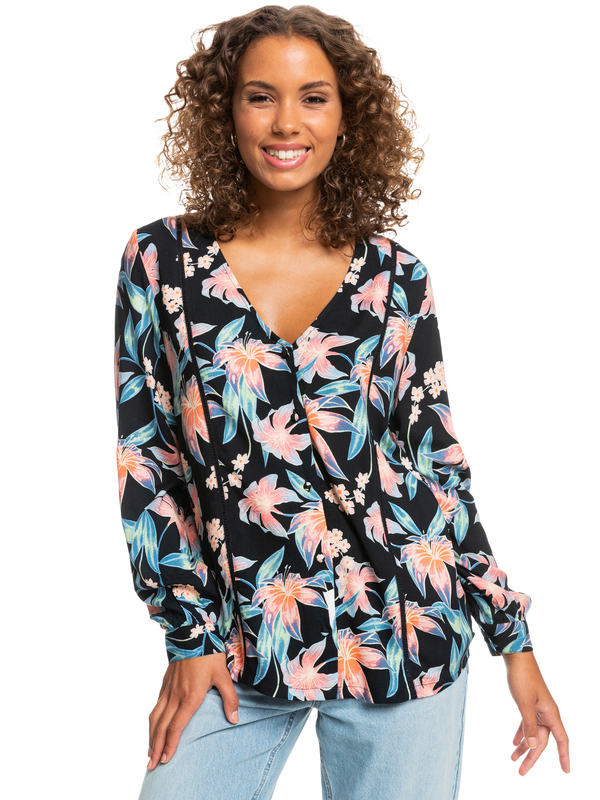 Roxy - Soft Feminity - Long Sleeve Blouse for Women