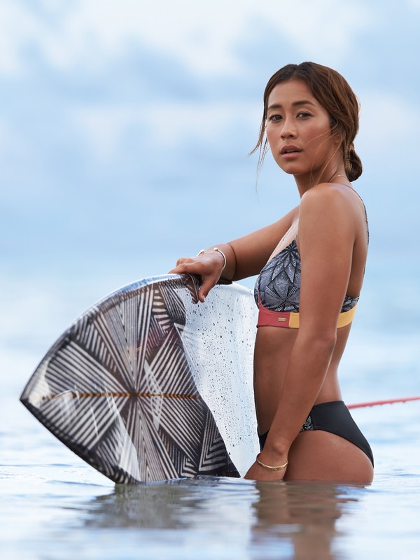 roxy, Pop Surf Erate Bra Bikini Top, MARSHMALLOW POP SURF STARS SMA (wbt1) 0 Pop Surf Erate Bra Bikini Top ERJX303745 Roxy