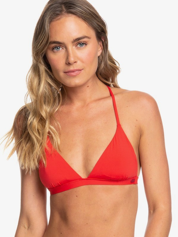 roxy, Beach Classics T-Back Bikini Top, CHINESE RED (rqq0) 0 Beach Classics T-Back Bikini Top Red ERJX304057 Roxy