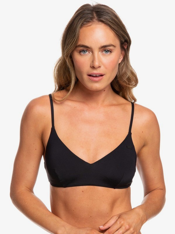 roxy, Beach Classics Athletic Tri Bikini Top, TRUE BLACK (kvj0) 0 Beach Classics Athletic Tri Bikini Top Black ERJX304059 Roxy