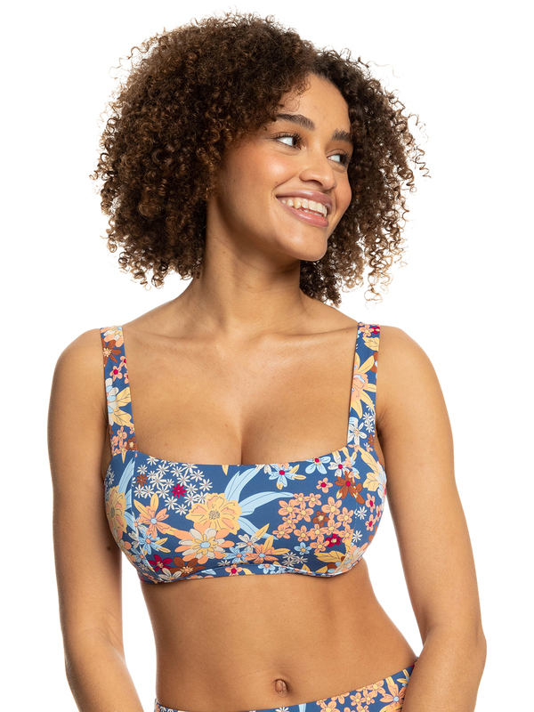 Womens Printed Beach Classics DCup Bikini Top Roxy