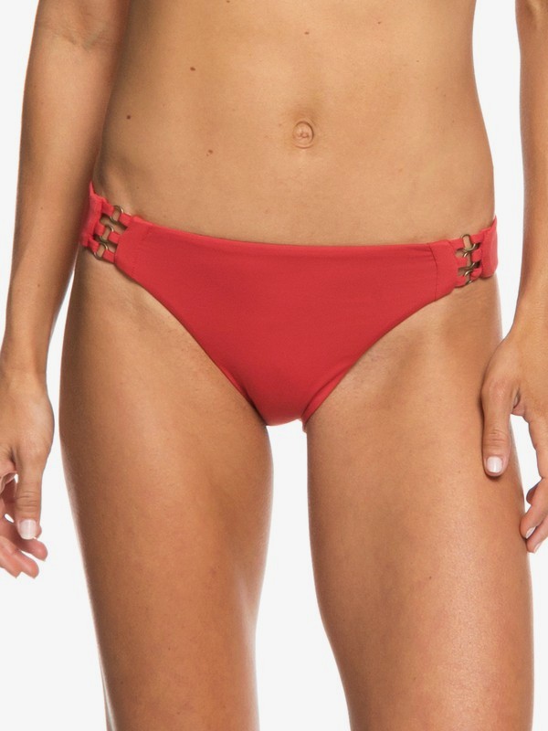 roxy, Softly Love Full Bikini Bottoms, CARDINAL (rpe0) 0 Softly Love Full Bikini Bottoms Red ERJX403607 Roxy