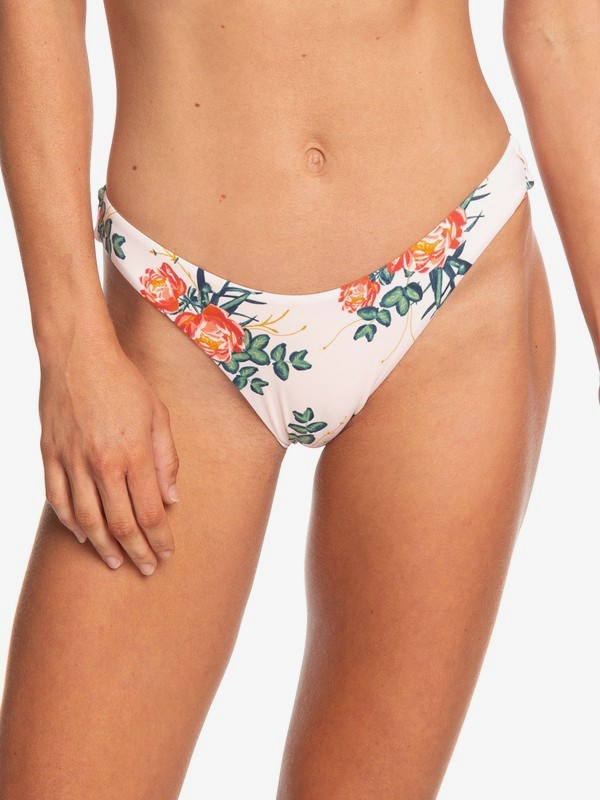 roxy, Beach Classics High Leg Bikini Bottoms, CLOUD PINK GARDEN LILY SWIM (mcw6) 0 Beach Classics High Leg Bikini Bottoms Pink ERJX403688 Roxy