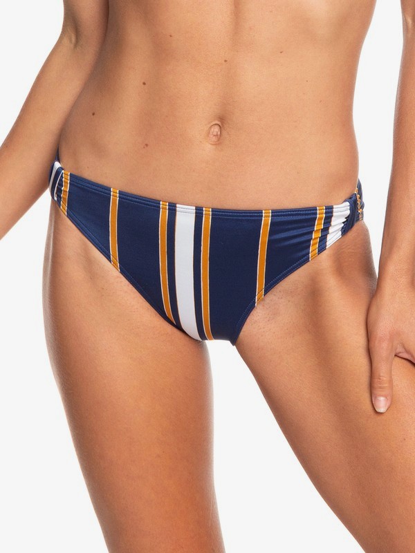 roxy, Romantic Senses Full Bikini Bottoms, MEDIEVAL BLUE MACY STRIPE SWIM (bte3) 0 Romantic Senses Full Bikini Bottoms ERJX403702 Roxy