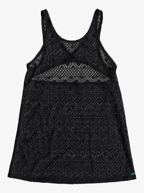 roxy, Garden Summers Crochet Beach Dress, TRUE BLACK (kvj0) 0 Garden Summers Crochet Beach Dress ERJX603140 Roxy