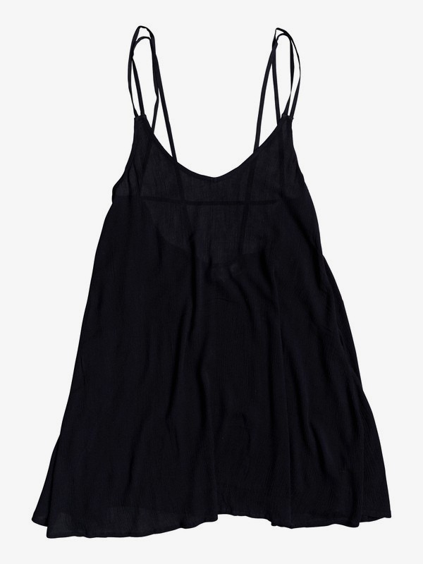 roxy, Roxy Chillday Strappy Beach Dress, ANTHRACITE (kvj0) 0 Roxy Chillday Strappy Beach Dress Black ERJX603173 Roxy