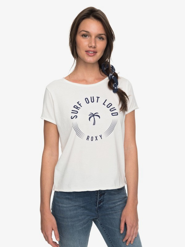 roxy, POP Surf A - Camiseta para Mujer, MARSHMALLOW (wbt0) 0 POP Surf A - Camiseta para Mujer Blanco ERJZT04198 Roxy