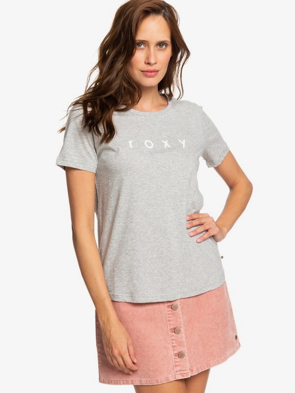 roxy, Red Sunset - T-shirt pour Femme, HERITAGE HEATHER (sgrh) 0 Red Sunset - T-shirt pour Femme Gris ERJZT04628 Roxy