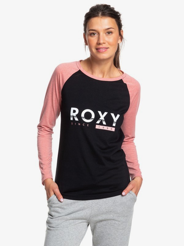 roxy, About Last Dance B - Long Sleeve T-Shirt for Women, TRUE BLACK (kvj0) 0 About Last Dance B - Long Sleeve T-Shirt for Women Black ERJZT04685 Roxy