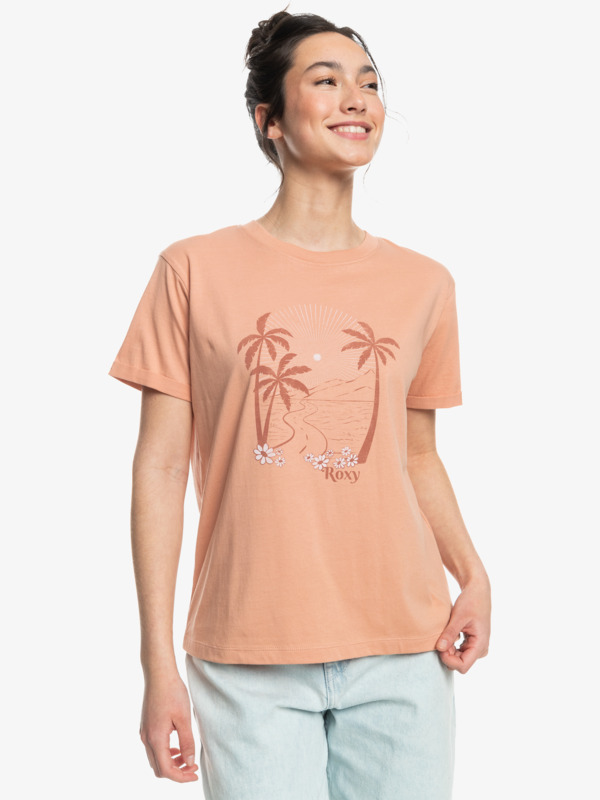 Roxy Summer Fun T-shirt - Cafe Creme