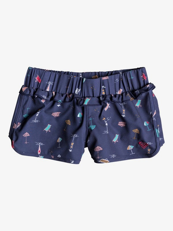 roxy, Бордшорты Tropicool Sunshine, DEEP COBALT ON THE BEACH (bre7) 0 Бордшорты Tropicool Sunshine Синий ERLBS03025 Roxy