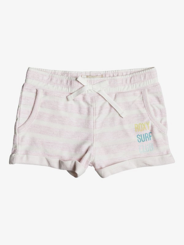 roxy, Спортивные шорты Laugh And Love Stripe, ROSE TAN HEATHER BICO STRIPES (mhb3) 0 Спортивные шорты Laugh And Love Stripe Розовый ERLFB03044 Roxy