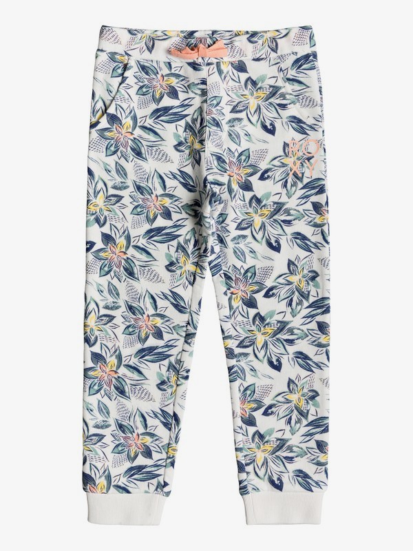 roxy, Girl's 2-6 Cute Song Joggers, MARSHMALLOW FLOWER SPIRIT (xmbw) 0 Girl's 2-6 Cute Song Joggers Pink ERLFB03060 Roxy
