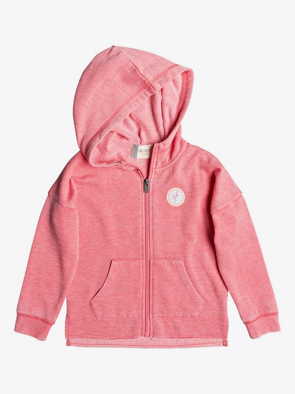 roxy, Girl's 2-6 Magic Wind A Zip-Up Hoodie, SUNKIST CORAL (mjv0) 0 Girl's 2-6 Magic Wind A Zip-Up Hoodie Pink ERLFT03189 Roxy