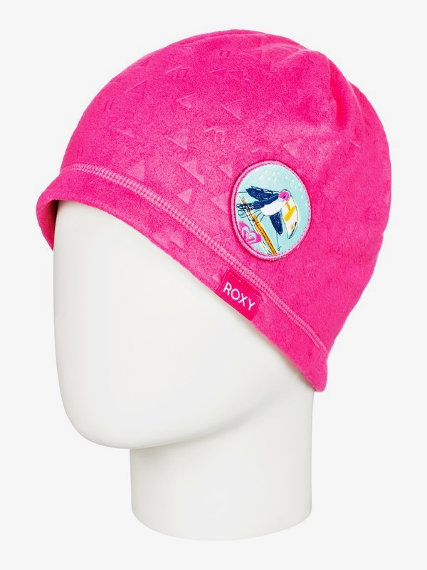 roxy, Kaya Teenie - Gorro en Tejido Polar para Chicas 2-7, BEETROOT PINK RISINGPEAK EMBOS (mml2) 0 Kaya Teenie - Gorro en Tejido Polar para Chicas 2-7 Rosa ERLHA03061 Roxy