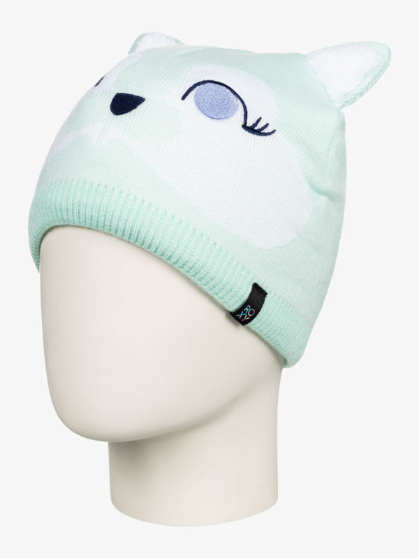 Roxy - Muts voor meisjes - Mini snowmoon - Aqua - maat Onesize