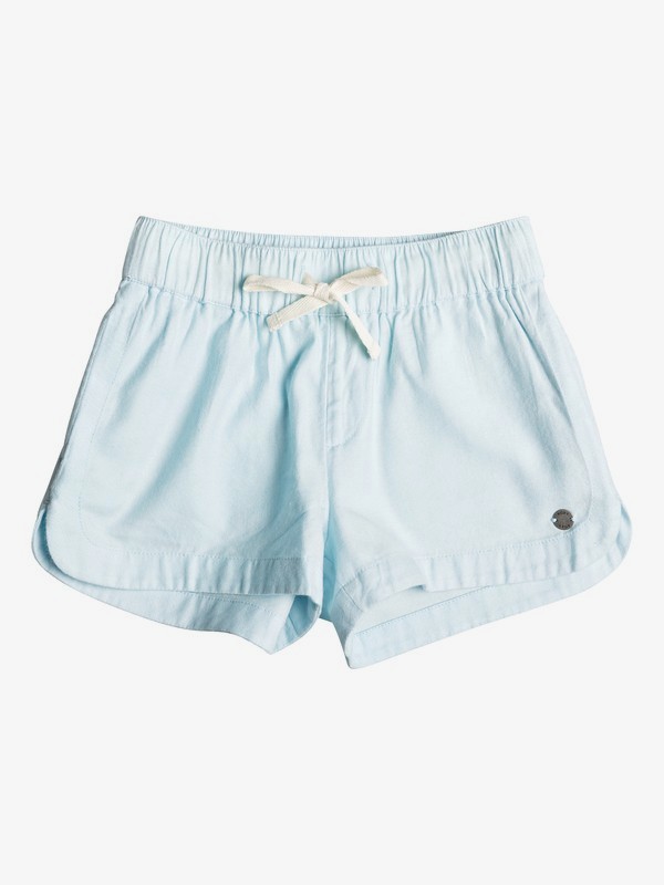 roxy, Girl's 2-6 Wavy Hair Beach Shorts, COOL BLUE (bzq0) 0 Girl's 2-6 Wavy Hair Beach Shorts Blue ERLNS03028 Roxy