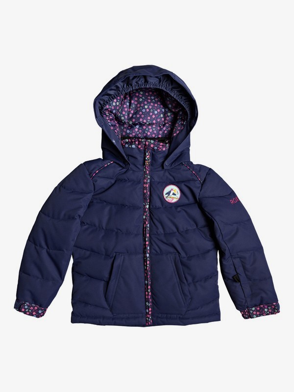 roxy, Anna - Veste de snow pour Fille 2-7 ans, MEDIEVAL BLUE (bte0) 0 Anna - Veste de snow pour Fille 2-7 ans Bleu ERLTS03006 Roxy