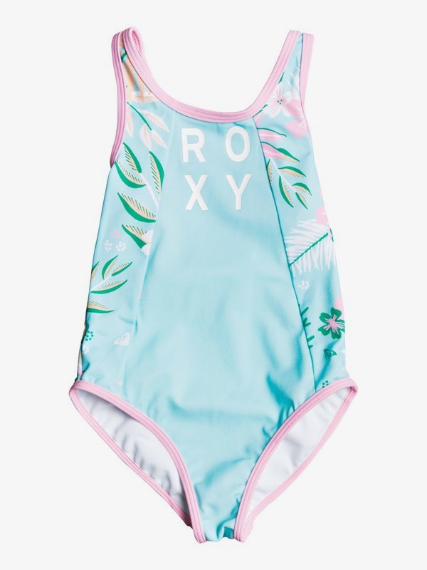 roxy, Girl's 2-7 Sunshine ROXY One-Piece Swimsuit, FRESH WATER FLAT DAY S (xbbm) 0 Girl's 2-7 Sunshine ROXY One-Piece Swimsuit Blue ERLX103045 Roxy