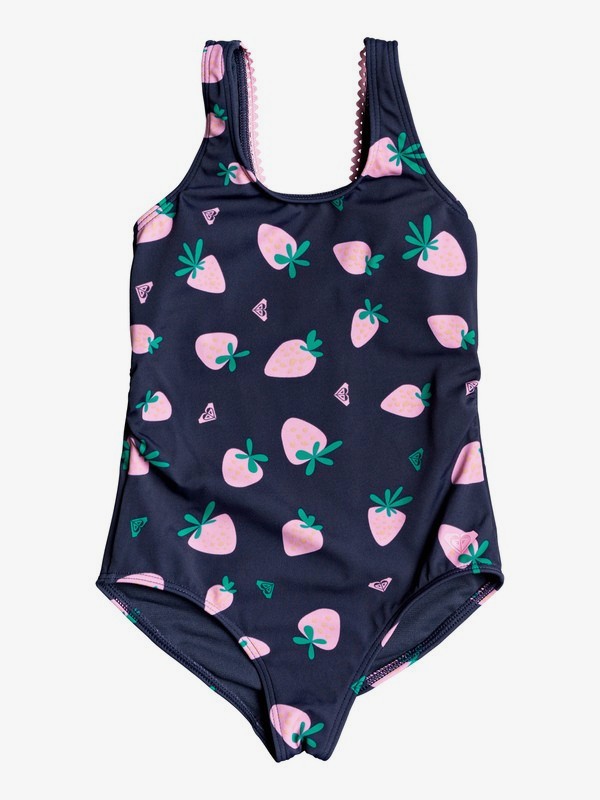 roxy, SUCH A DAY ONE PIECE, MOOD INDIGO STRAWBERRY S (bsp7) 0 SUCH A DAY ONE PIECE Blue ERLX103047 Roxy
