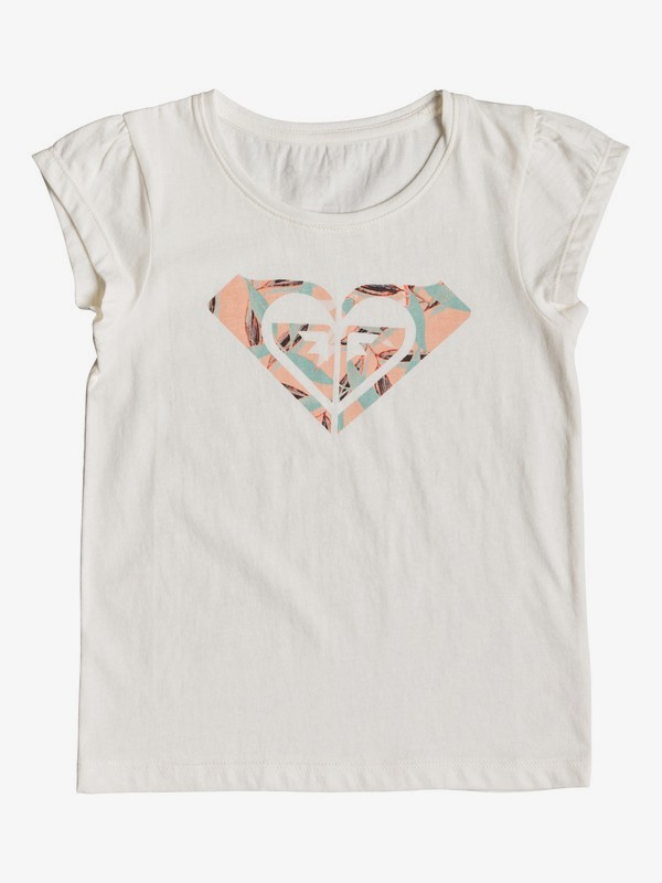 roxy, Girl's 2-6 Moid C Tee, MARSHMALLOW (wbt0) 0 Girl's 2-6 Moid C Tee White ERLZT03189 Roxy