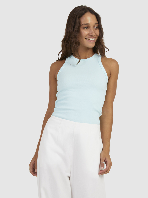 Womens Baseline Rib Knit Vest Top | Roxy