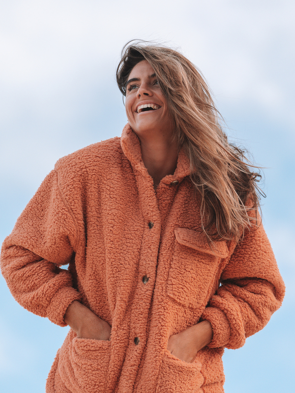 Love Teddy Sherpa Trucker Jacket | Roxy
