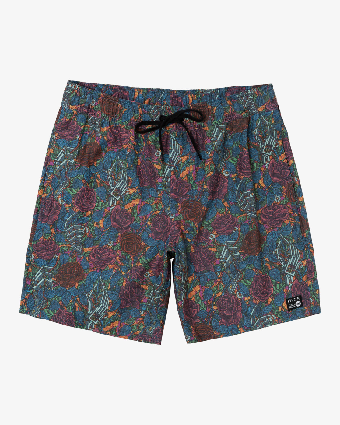 rvca elastic boardshorts