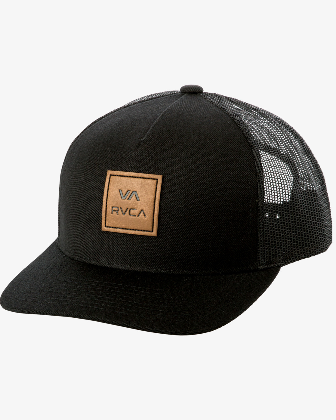 rvca trucker hat black