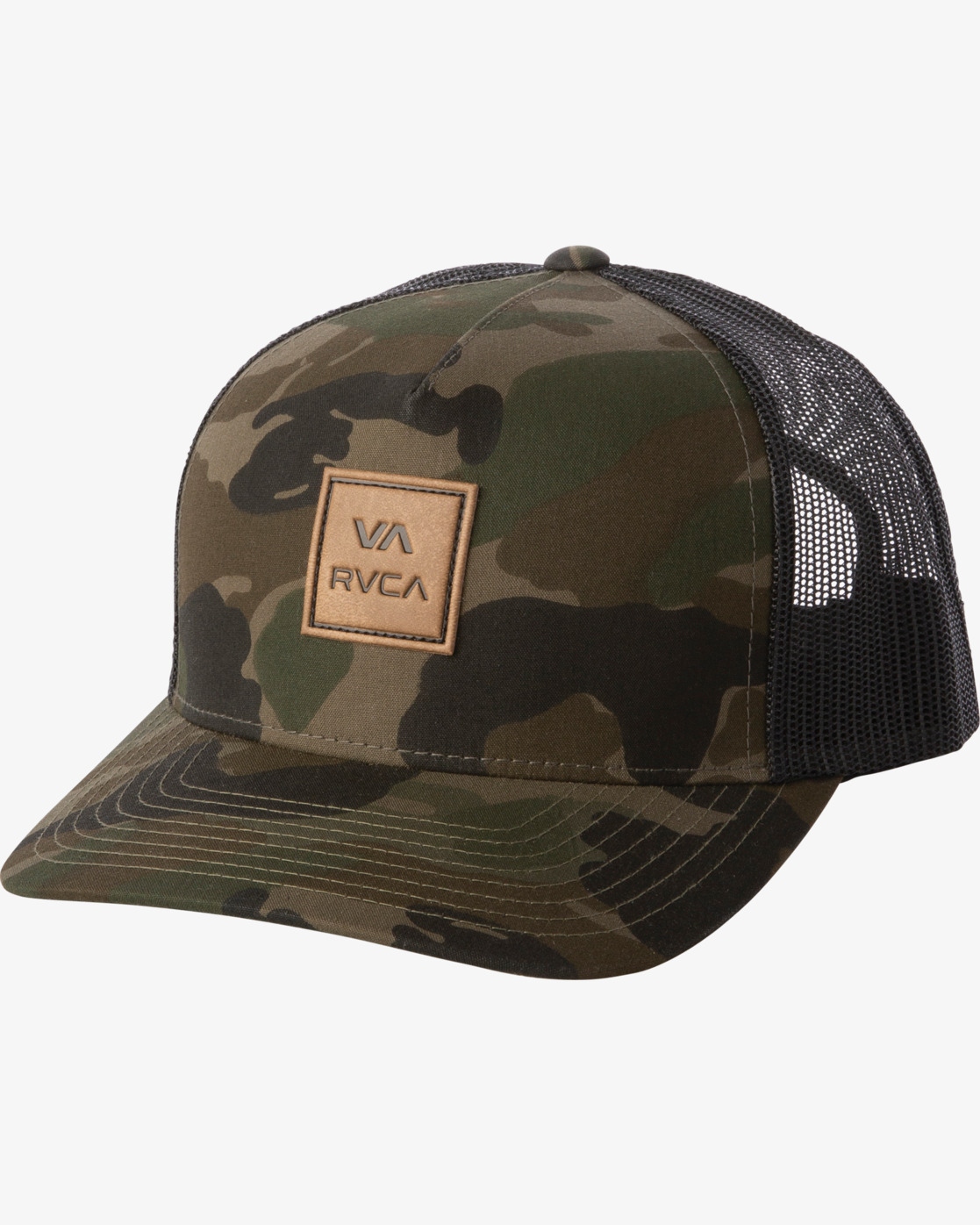 rvca men's va all the way trucker hat