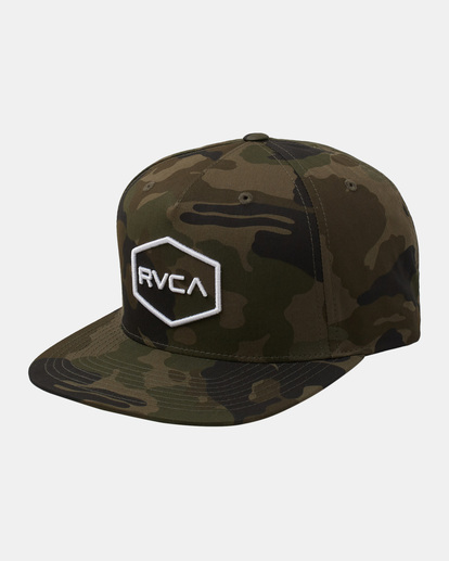 0 Boy's Commonwealth Snapback Hat Brown AVBHA00139 RVCA