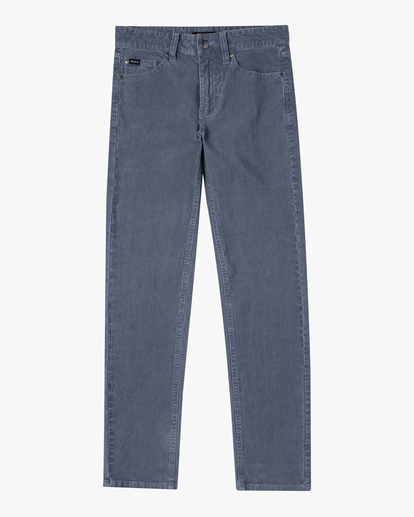 0 Boy's Daggers Pigment Slim Fit Corduroy Pants Grey AVBNP00100 RVCA
