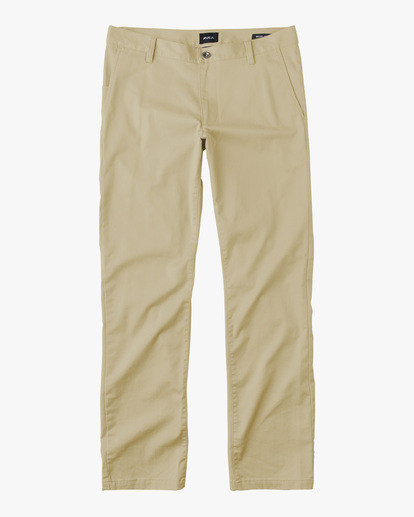 0 Boy's Weekday Stretch Pants Beige AVBNP00105 RVCA