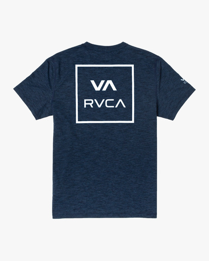 1 Boy's RVCA Short Sleeve Rashguard Blue AVBWR00102 RVCA
