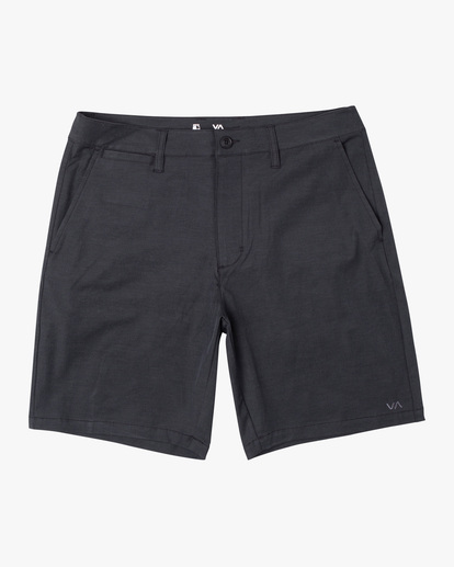 0 Boy's Back In Hybrid Shorts 17" Black AVBWS00103 RVCA