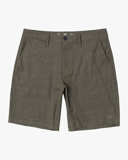 0 Boy's Back In Hybrid Walkshorts 19" Green AVBWS00116 RVCA