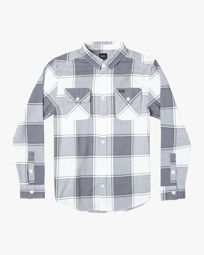 0 Boy's That'll Work Flannel Grey AVBWT00151 RVCA