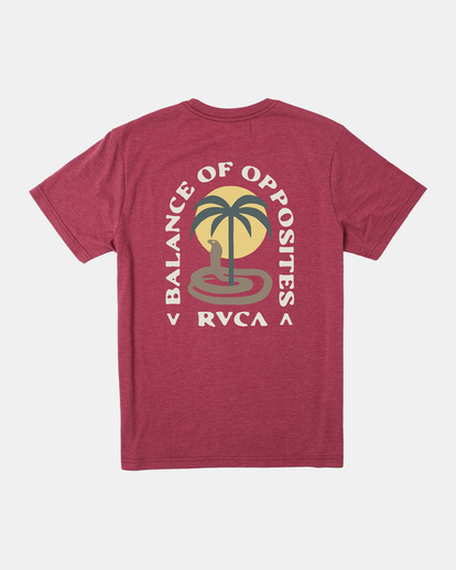 0 Boy's Cobra Mirage T-Shirt Pink AVBZT00353 RVCA