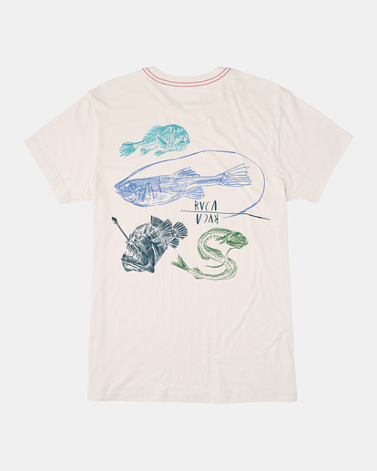 1 Ben Horton Abyss Tee White AVBZT00380 RVCA