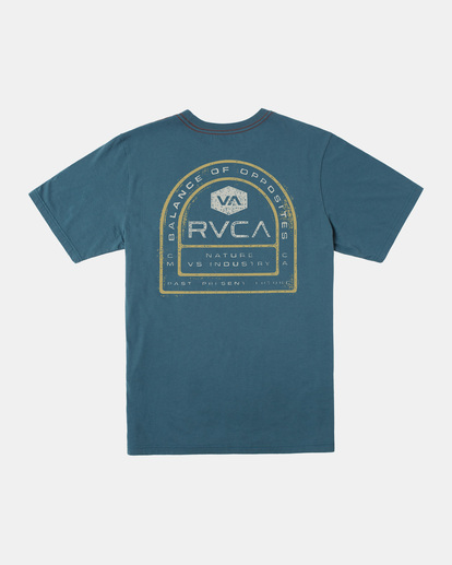 0 Boy's Tract Tee Blue AVBZT00388 RVCA