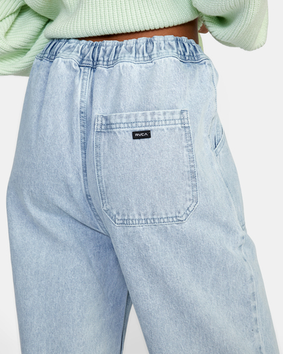 6 Scrunchie Denim Pants Multicolor AVJDP00108 RVCA